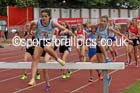 Inter girls 1500 metres steeplechase, 2015 English Schools, Gateshead. Photo: David T. Hewitson/Sports for All Pics